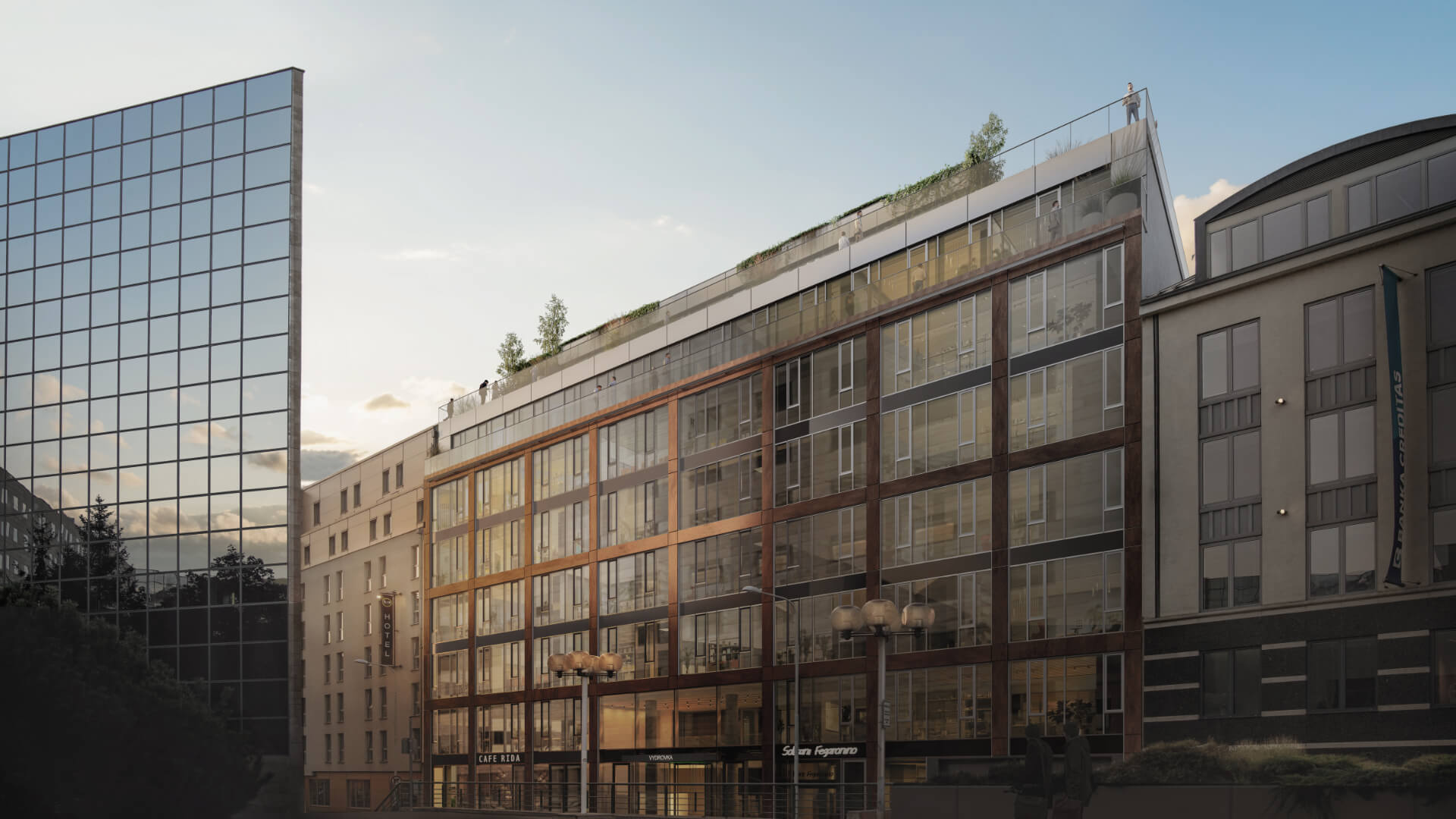 Vydrovka Office Center, Prague 8 Karlín, Pobřežní 16